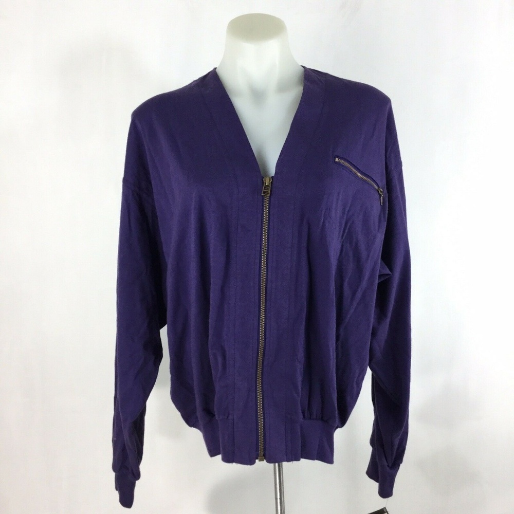 Nike Jacket Vintage  Purple Full Zip NOS Gray Tag